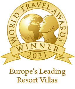 World travel awards winner 2020 Europe's Leading Resort Villas